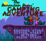 Заставка игры Berenstain Bears Camping Adventure, The